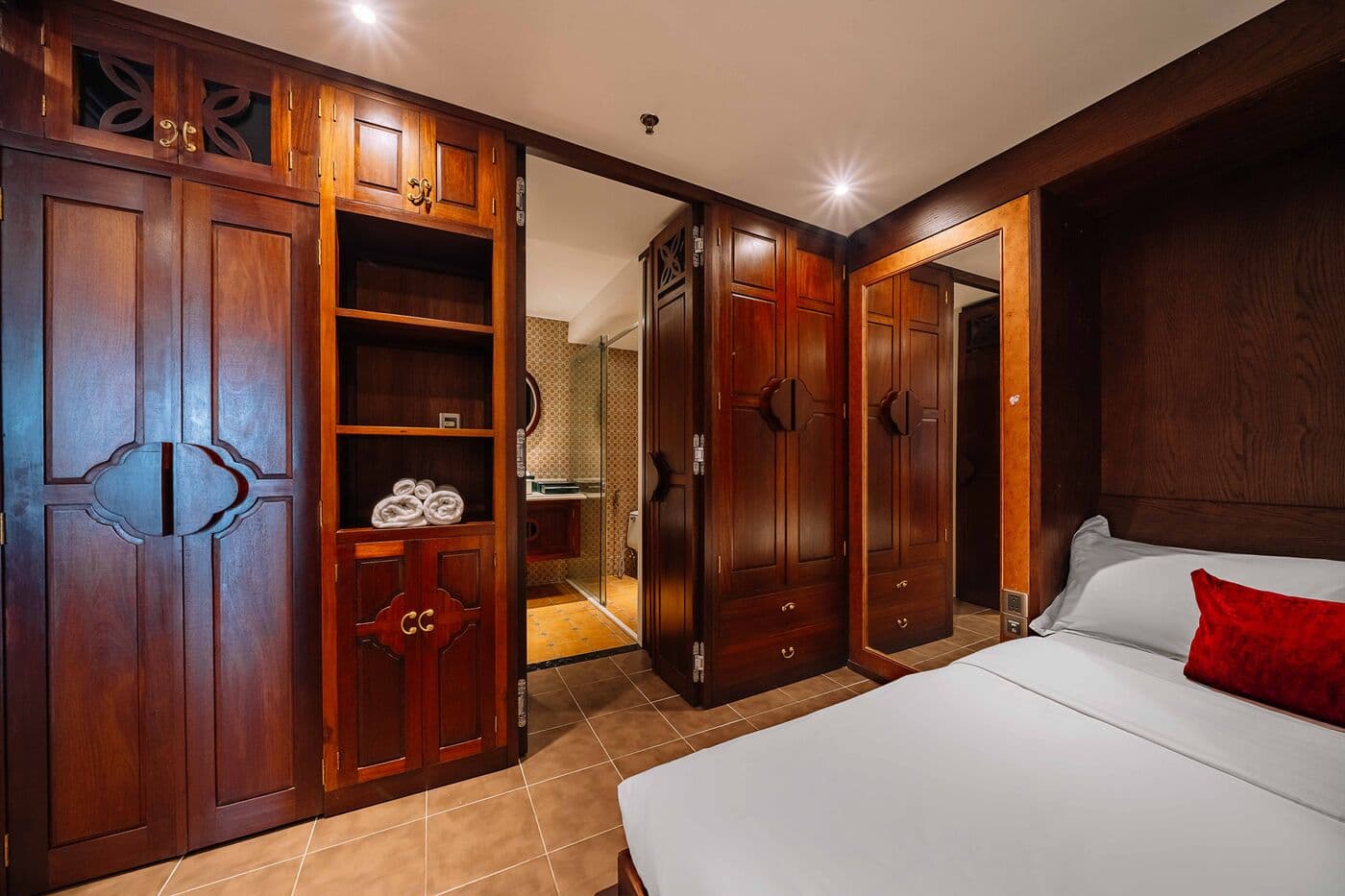 Bedroom in a two-bedroom apartment at Hanoi AN Residence